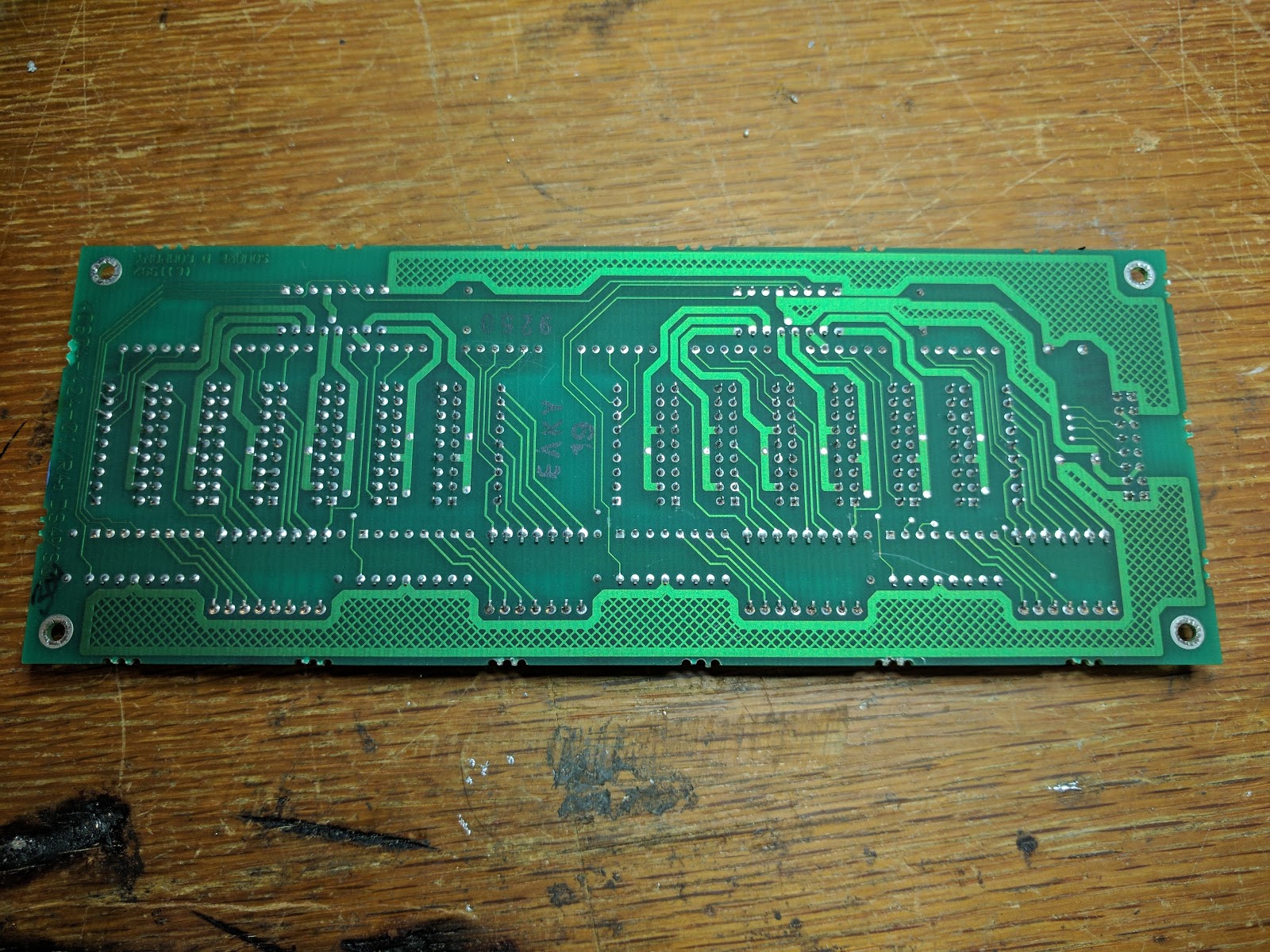 Board back view